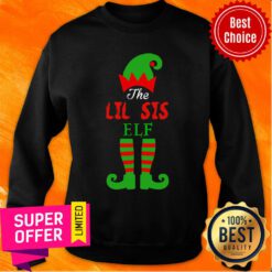 The Lil Sis Elf Christmas Sweatshirt