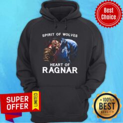 Viking And Wolf Bjorn Lothbrok Spirit Of Wolves Heart Of Ragnar Hoodie