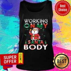 Working On My Santa Body Christmas Tank Top