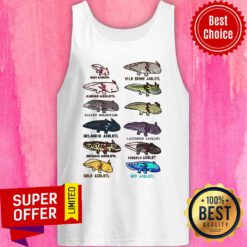 Axolotl Baby Albino Silver Melano Id Lavender Tank Top