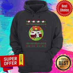 Camping Car Christmas Ugly Hoodie