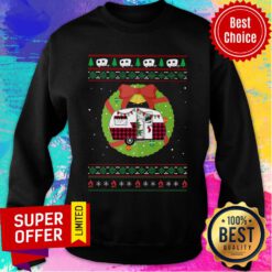 Camping Car Christmas Ugly Sweatshirt