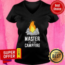 Camping Master Of The Campfire V-neck