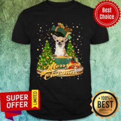 Chihuahua In Box Merry Christmas Shirt