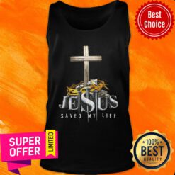 Cross Jesus Saved My Life Tank Top