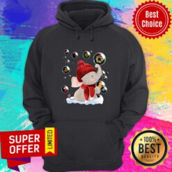 Elephant With Bubbles Christmas Hoodie