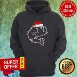 Fish Christmas Lights Led Hoodie