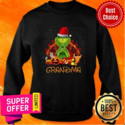 Grandma Grinch Emma Jacon Hellon Ava Christmas Sweatshirt