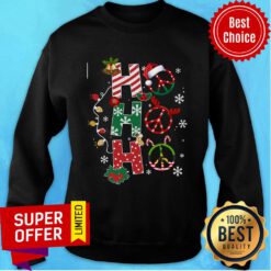 Ho Ho Ho Reindeer Christmas Sweatshirt