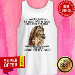 Horse Stand With God Judged By God Tank Top