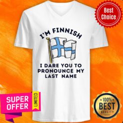 I'm Finnish I Dare You To Pronounce My Last Name V-neck