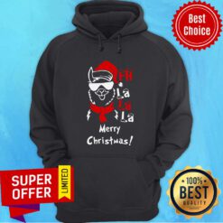 Llama Fa La La La Merry Christmas Hoodie