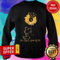 Mickey Mouse Sunflower Your Sight Is Worth My Time Sweatshirt