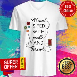 My Soul Is Fed With Needle And Thread V-neck