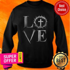 Nice Love Stake Cross Sweatshirt