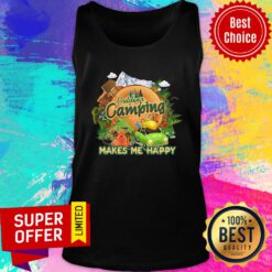 Outdoors Camping Make Me Happy Tank Top