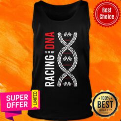Racing Is In My DNA Racing Flag Tank Top