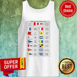 Sailing Special Flag Of The Interational Oode Tank Top