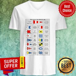Sailing Special Flag Of The Interational Oode V-neck