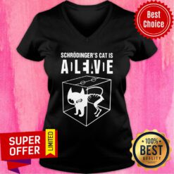 Schrodinger's Cat Alive Dead V-neck