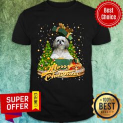 Shih Tzu In Box Merry Christmas Shirt