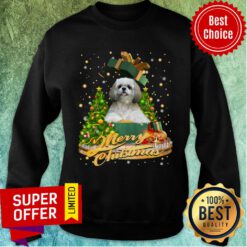 Shih Tzu In Box Merry Christmas Sweatshirt