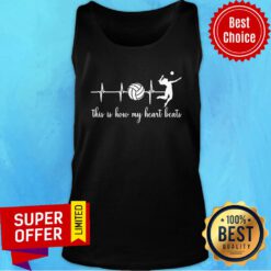 Volleyball This Is How My Heart Beats Tank Top
