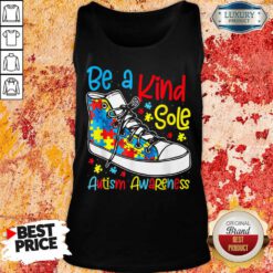 Be A Kind Sole Autism Awareness Converse Tank Top