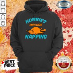 Cat Hobbies Include Napping Hoodie