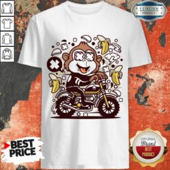 Monkey Motocrosser Banana Shirt