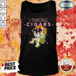 Astronaut I Smoke Cigars V-neck