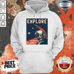 Explore Other Planet Poster Hoodie