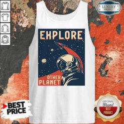 Explore Other Planet Poster Tank Top