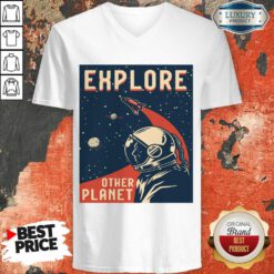 Explore Other Planet Poster V-neck
