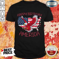 Happy Birthday American Flag Eagle Shirt