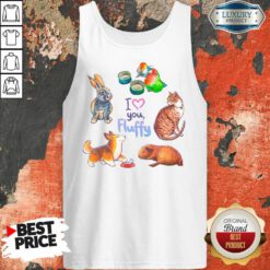 I Love You Fluffy Cat Bunny Bird Fox Tank Top