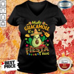 Holy Guacamole Fiesta Time Cinco De Mayo V-neck