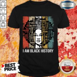 I Am Black History Womens Vintage Shirt