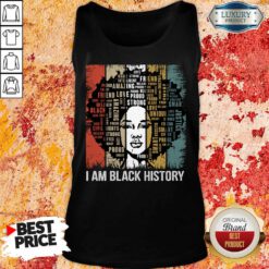 I Am Black History Womens Vintage Tank Top