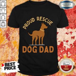 Proud Rescue Dobermann Dog Dad Shirt