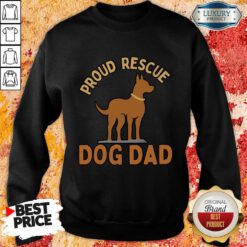 Proud Rescue Dobermann Dog Dad Sweatshirt