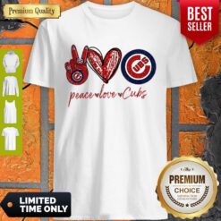 Premium Peace Love Chicago Cubs Shirt