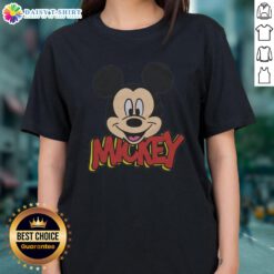 Good Mickey Mouse Icon Ladies Tee featuring a playful design of Mickey Mouse for stylish and fun women's fashion.