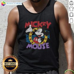 Good Mickey Mouse Stars Tank Top featuring a colorful design of Mickey Mouse and stars, perfect for casual summer wear.