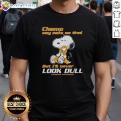 Good Snoopy Chemo T-Shirt for Leukemia Awareness - stylish design promoting strength and positivity during treatment.