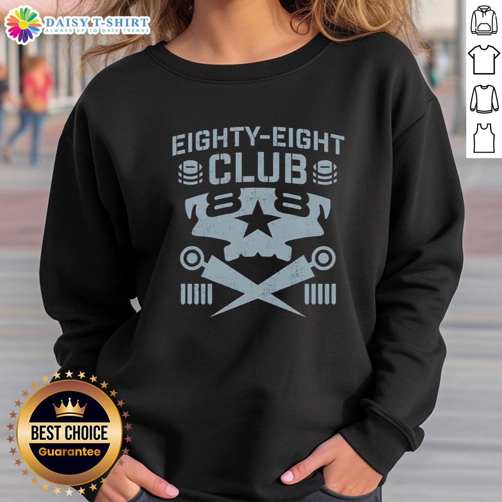 Original Eighty Eight Club Dallas Cowboys sweatshirt featuring team colors and logo, perfect for fans and casual wear.