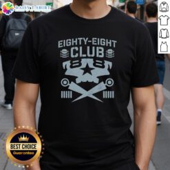 Original Eighty Eight Club Dallas Cowboys T-Shirt featuring classic design and team colors for passionate fans.