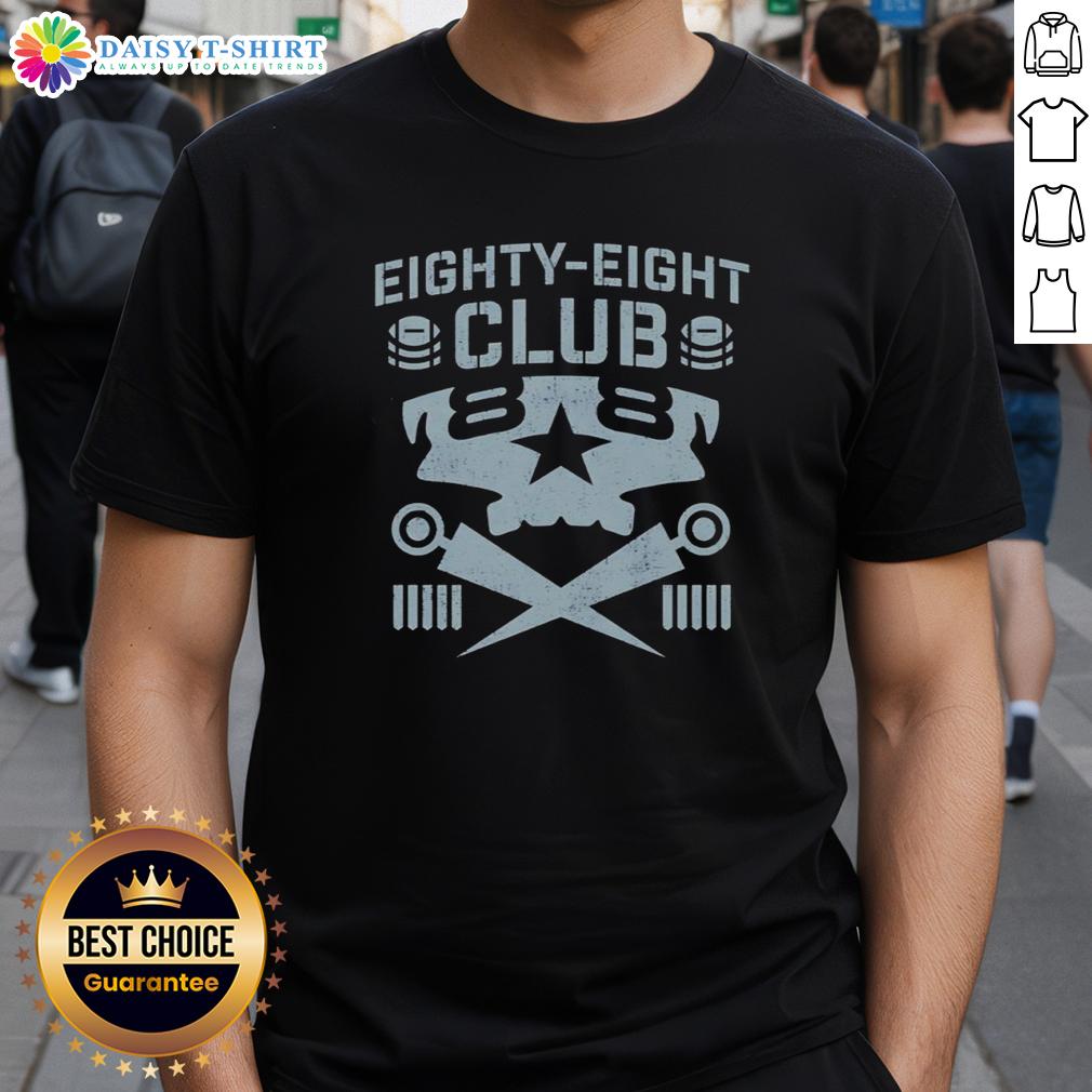 Original Eighty Eight Club Dallas Cowboys T-Shirt featuring classic design and team colors for passionate fans.