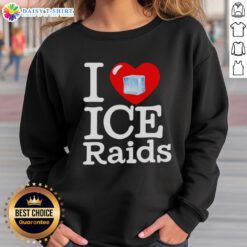 Original I Love Ice Raids Sweatshirt featuring a stylish design perfect for ice raid enthusiasts and casual wear.