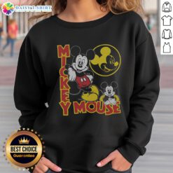 Original Mickey Mouse poses sweatshirt featuring classic cartoon designs for Disney fans and stylish casual wear.